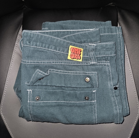 Empyre dark teal pants - Picture 1 of 3